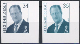 [ND SUP] N° 2690/91, Les Deux Valeurs Albert II Non Dentelées Cdf - Cote: 90€ - Other & Unclassified