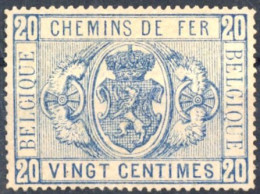 [** SUP] TR2, 20c Bleu, Excellent Centrage. Fraîcheur Postale - Certificat Photo. Rare Et Superbe. COB : Prix D'amateur - Mint