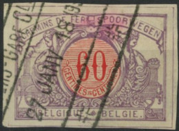 [O SUP] TR37, 60c Violet Et Rouge, Non Dentelé - Ayant Circulé ! - Other & Unclassified