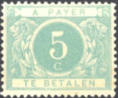 [** SUP] TX3b, 5c Bleu-vert Grande Fraîcheur Et Bon Centrage - Cote: 150€ - Stamps