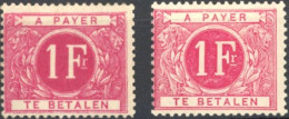 [** SUP] TX10, 1F Superbe Nuance Rose Intense Non Reprise. Joint Normal * Pour Comparaison - Stamps