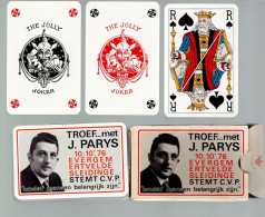 LADE F  - TROEF MET J. PARYS - 10.10.76 - EVERGEM - ERTEVELDE - SLEIDINGE - STEM C.V.P. - 54 Kaarten