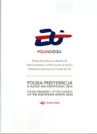 POLAND 2024 POLISH POST SPECIAL LIMITED EDITION FOLDER: POLISH PRESIDENCY OF THE EUROPEAN UNION COUNCIL - Briefe U. Dokumente