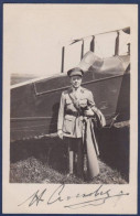CPA Autographe Signature De Maurice H. Crombes Pilote Aviateur Aviation Carte Photo Non Circulée - Aviators & Astronauts