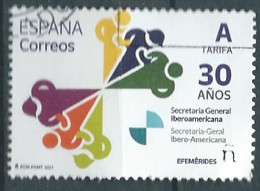 ESPAGNE SPANIEN SPAIN ESPAÑA 2021 30 YEARS OF THE IBEROAMERICAN SUMMITS (1991-2021) USED ED 5510 MI 5560 YT 5265 SN 4549 - Gebraucht