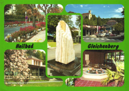 BAD GLEICHENBERG, SPA, THERMAL BATHS, BLOOMING TREES, MONUMENT, CAR, FOUNTAIN, POSTCARD, AUSTRIA - Bad Gleichenberg
