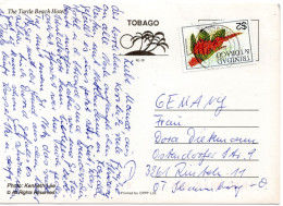 73831 - Trinidad & Tobago - 1992 - $2 Warszewiczia Coccinea EF A AnsKte SCARBOROUGH -> Deutschland - Trinité & Tobago (1962-...)