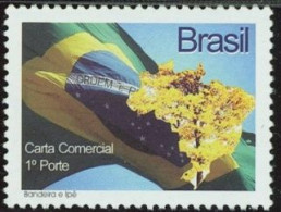 BRAZIL #3003a  - FLAG AND TREE  - MAP - HORIZONTAL FORMAT - Autres & Non Classés