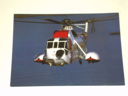 Delcampe - Helikopter Services Issue Helicopter Sikorsky S61N Large Card - Hubschrauber