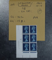 GB STAMPS Cylinder Block SG743c  1969  19b~~L@@K~~ - Sheets, Plate Blocks & Multiples
