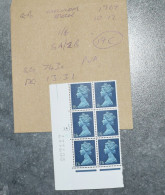 GB STAMPS Cylinder Block SG743c  1969  19C ~~L@@K~~ - Sheets, Plate Blocks & Multiples