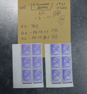 GB STAMPS Cylinder Block SG742  1967  18b ~~L@@K~~ - Sheets, Plate Blocks & Multiples