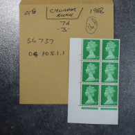 GB STAMPS Cylinder Block SG737  1968  14b ~~L@@K~~ - Sheets, Plate Blocks & Multiples