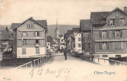 Schweiz - Oberägeri (ZG) Brücke - Kirche - Verlag PVKZ 11127 - Oberägeri