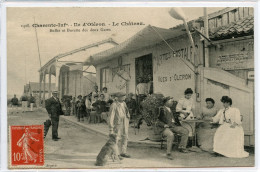 Delcampe - ILE D OLERON - SAINT TROJAN   - BUFFET ET BUVETTE DES DEUX GARES  SUPERBE CARTE - Ile D'Oléron