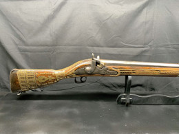 ANCIEN RARE FUSIL PERCUSSION DES REGIONS AFGHANNES, SILEX, PAS MOUKHALA, TUFAK, JEZAIL - Armas De Colección
