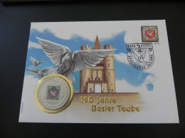 Equatorial Guinea 1000 Francos 1995 - 150 Years Of Basler Taube Stamp 1995 - Numis Letter - Guinea Equatoriale
