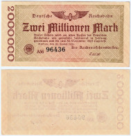 Germany 2.000.000 Mark 1923 PS1012a (XF/AU) #804# - 2 Millionen Mark