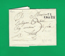 1814 D’Ernée  Mayenne LAC > Dubignon Forges  Port Brillet Laval Mayenne Achat  Cordes De Bois FOURNEAUX MISE EN ROUTE - 1801-1848: Vorläufer XIX