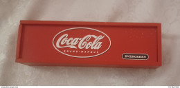 Coca-cola Astuccio In Legno Porta Matite Anni 90 - Scatole E Lattine In Metallo