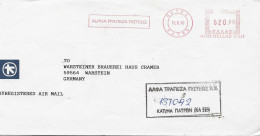 Ema Pitney Bowes - Lettre Recommandée De Patra Pour L'Allemagne - Marcophilie - EMA (Empreintes Machines)