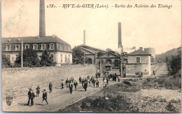 Delcampe - 42 RIVE DE GIER - Sortie Des Acieries Des Etaings  - Rive De Gier