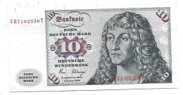 Billet, République Fédérale Allemande, 10 Deutsche Mark, 1980 BILLET NEUF - 10 Deutsche Mark