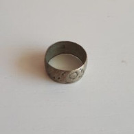Anello in Argento Cesellato Come Da Foto Con Motivi Floreali - Bagues