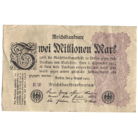 Billet, Allemagne, 2 Millionen Mark, 1923, 1923-08-09, KM:103, TTB - 2 Millionen Mark