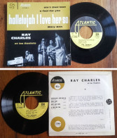 DISQUE VINYLE EP 45t RPM BIEM (7") RAY CHARLES «Hallelujah I Love Her So» +3 FRANCE (11-1961) - Soul - R&B