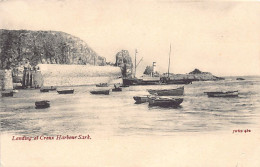Sark - Landing At Creux Harbour - Publ. E.T.W. Dennis & Sons  - Sark