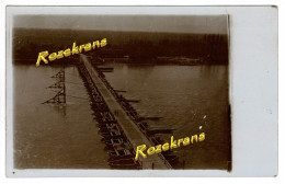 Oude Foto Photo Fotokaart Hemiksem (?) Frankrijk (?) Bootbrug Pont De Bateaux A Identifier Te Identificeren - Hemiksem