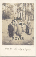 Colonie Italiane Colonia Italiana Libia Tagiura Sulla Strada Di Tagiura Militari Nell'oasi (f.piccolo) - Libië