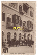 Colonie Italiane Colonia Italiana Libia Tripoli Piazza Del Banco Di Roma Animatissima Veduta Primi 900 (f.picc./v.retro) - Libië