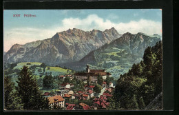 AK Pfäffers, Ortsansicht Mit Bergpanorama  - Berg