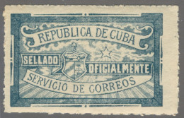 1915 CUBA OFFICIAL POST OFFICIAL STAMP - OFFICIALLY STAMPED MNH - Ungebraucht