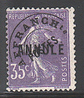 * COURS D'INSTRUCTION - * - Préo - N°62 CI1 - 35c Violet - TB - Instructional Courses