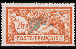 ** PORT SAÏD - ** - N°59a - 2F Orange Et Vert - Sans La Surcharge - TB - Other & Unclassified