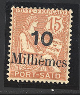 * PORT SAÏD - * - N°64b - 10 Mill. S. 15c - Erreur - Signé - TB - Other & Unclassified