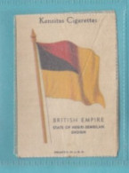 STATE OF NEGRI SEMBILAN   - BRITISH EMPIRE FLAGS (SILKS) 1934 - WIX / KENSITAS -PRINTED IN USA - 5X8CMS - Phillips / BDV