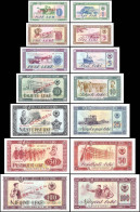 Albania - 1-3-5-10-25-50-100 Leke 1976 - SPECIMEN - UNC - Albania