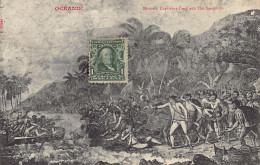 Cook Islands - MANUAE - Death Of Captain Cook On Sandwich Island - Publ. F. Homes  - Isole Cook