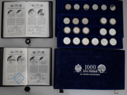 Russland: Russische Föderation 1992-1996: 63 Gedenkmünzen Aus Der Serie 1000 Jah - Russia