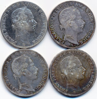 Haus Habsburg: Franz Joseph I. 1848-1916: Lot 4 Vereinstaler, Dabei 1858 B, 1859 - Other - Europe
