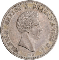 Braunschweig: Wilhelm 1831-1884: Taler 1850 CvC, AKS 78, Jaeger 243. Besserer Ja - Other & Unclassified