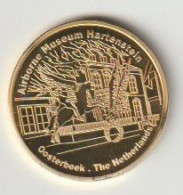 Penning-jeton-token Airborne Museum Hartenstein Oosterbeek (NL) Goudkleurig - Elongated Coins
