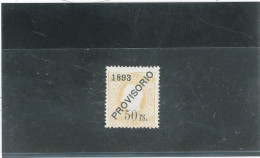 PORTUGAL-1893  SURCHARGÉ-N°94-50 R /80r JAUNE N* - Ungebraucht