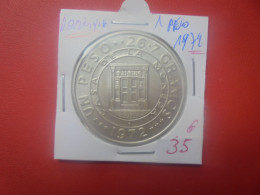 DOMINIQUE 1 PESO 1972 ARGENT (A.12) - Dominicaine