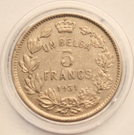 BELGIUM - 5 Francs 1931, KM# 97.1 (#7018) - 5 Francs & 1 Belga