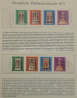 ** Európai Műemlékvédelmi év 1975 Gyűjtemény Maradvány Benne 20 Különböző Ország FDC / Bélyeg Kiadásai, Közte 1975 Bélye - Other & Unclassified